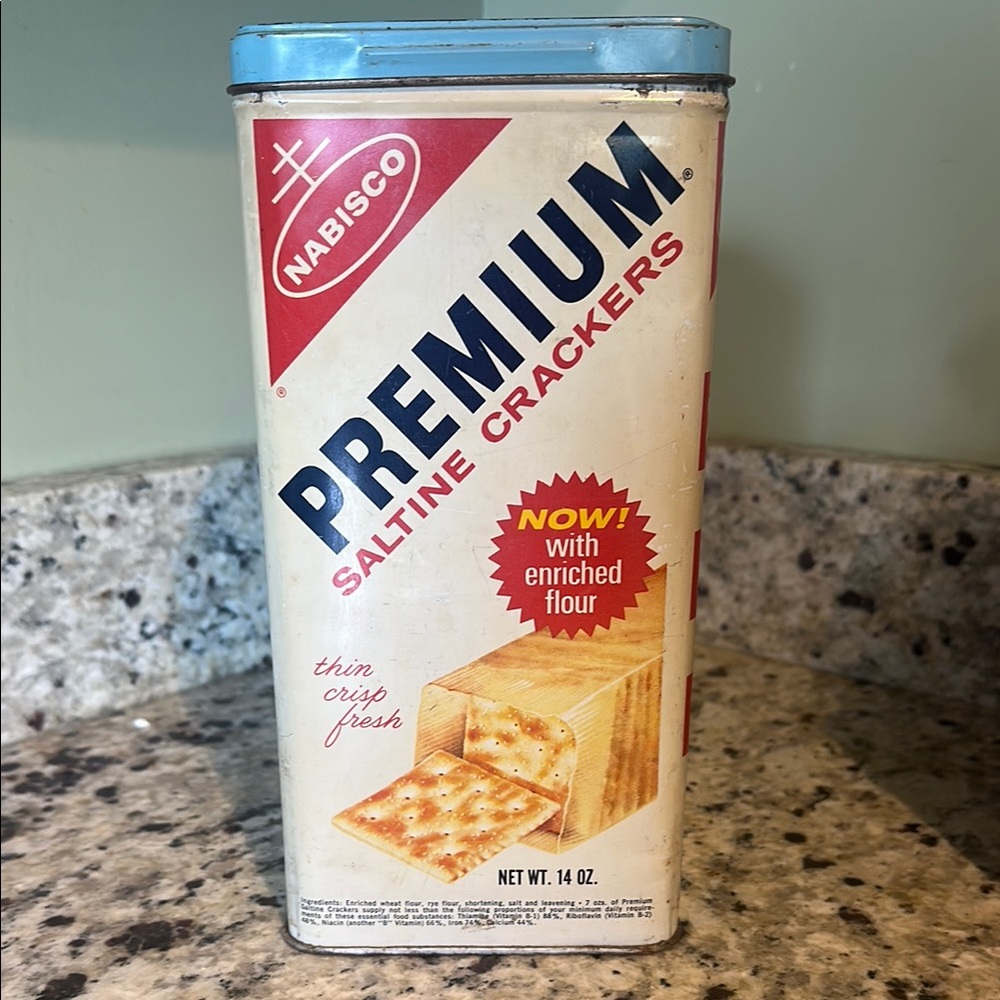 Nabisco Premium Saltine Crackers Tin